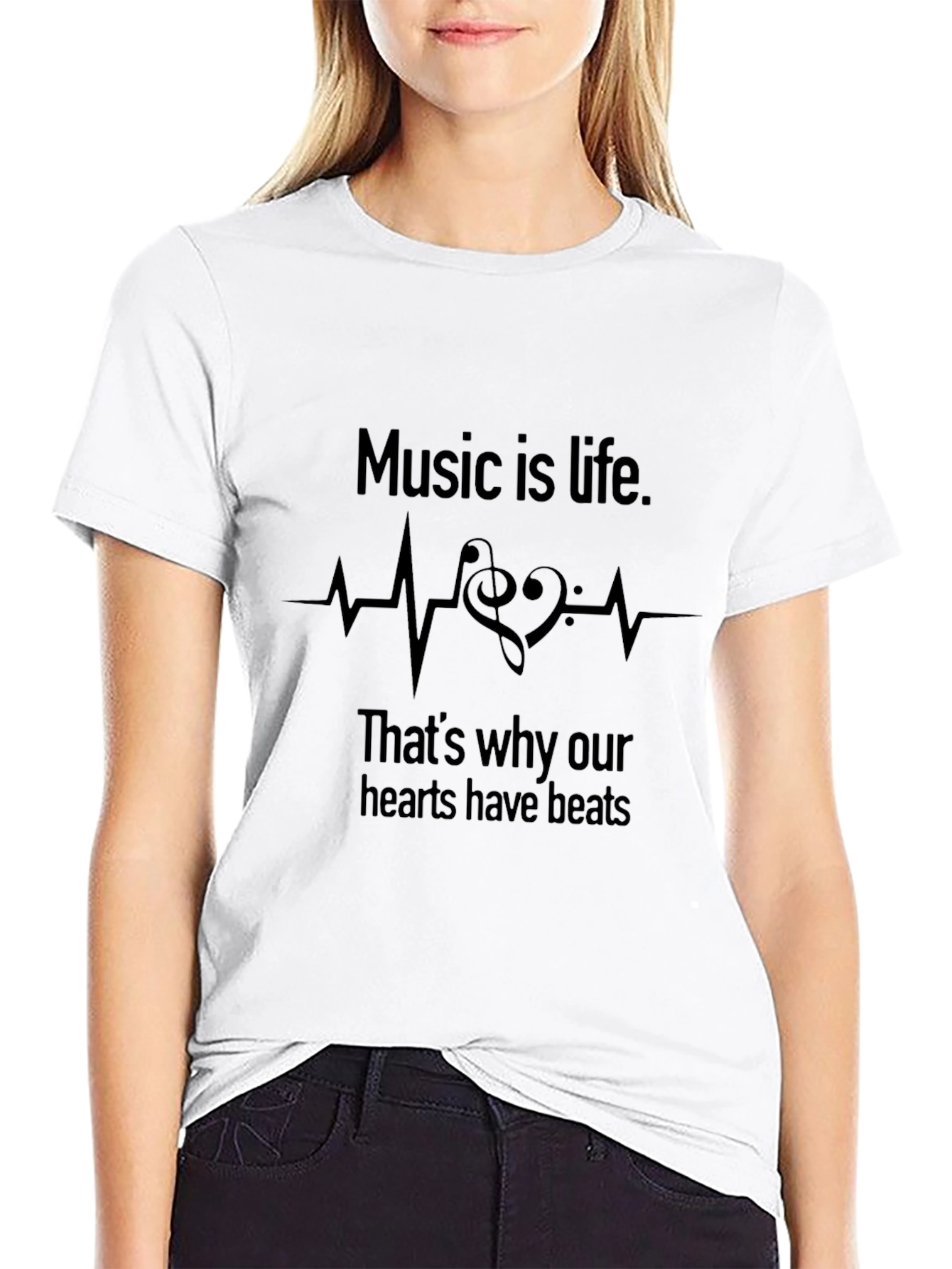 Music is Life Graphic Tee - Soft Cotton