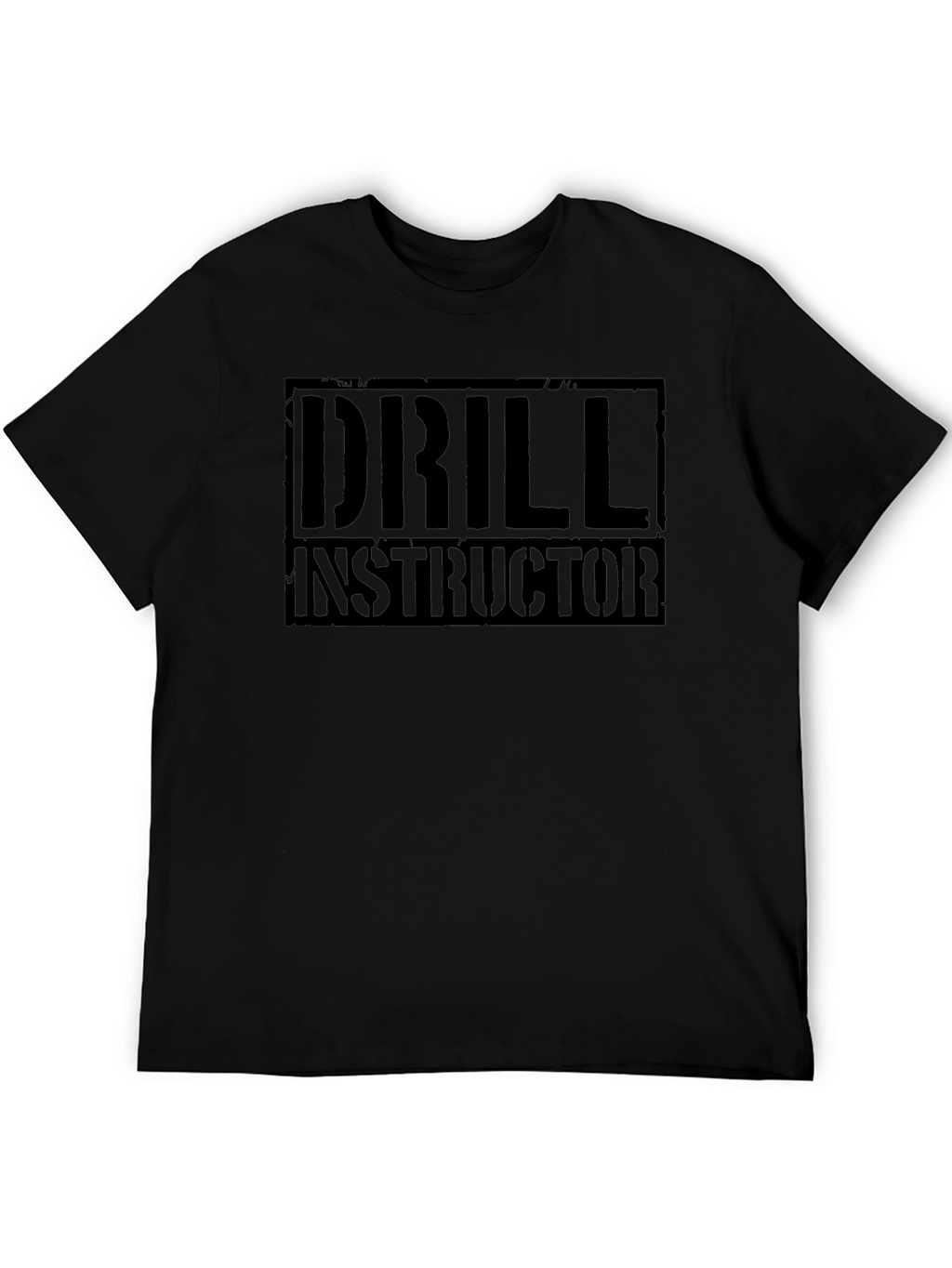 Drill Instructor Black Graphic T-Shirt