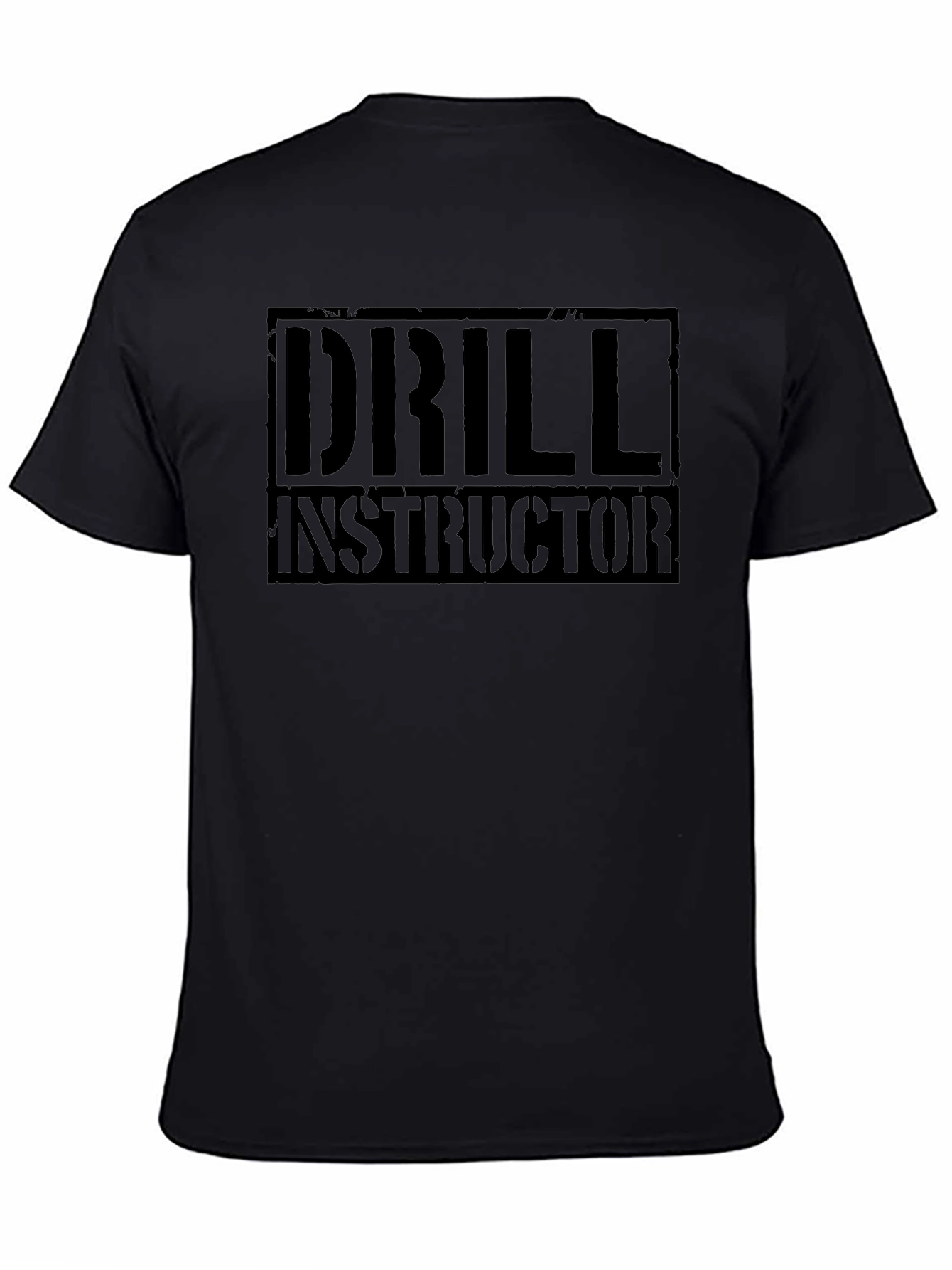 Drill Instructor Black Graphic T-Shirt