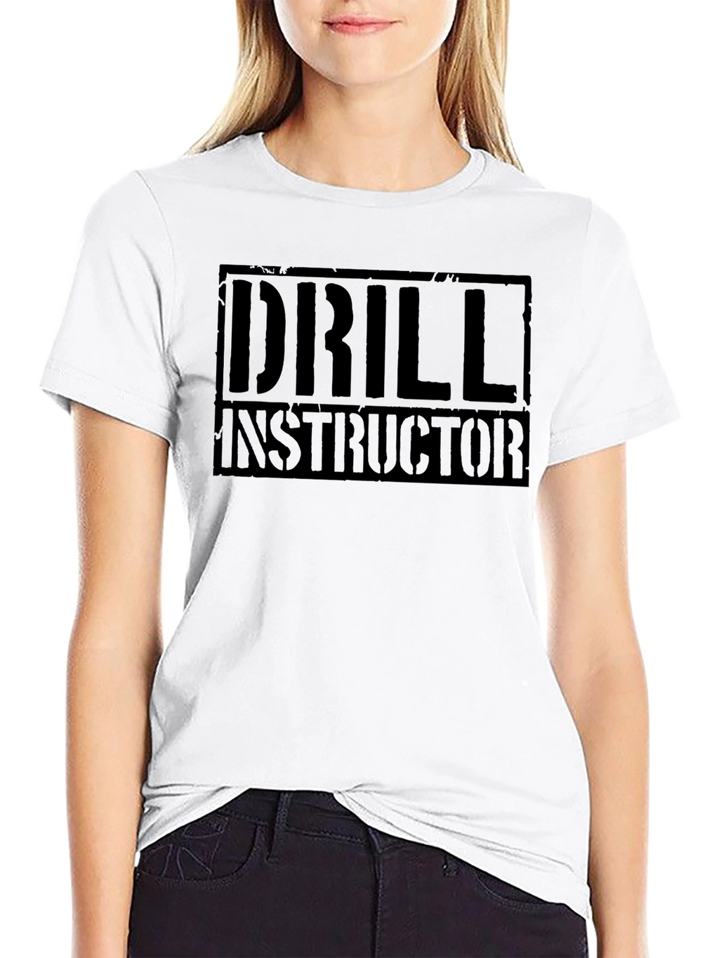 Drill Instructor Black Graphic T-Shirt