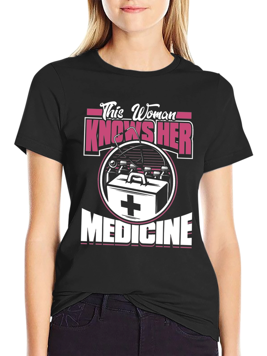 This Woman Knows Her Medicine Graphic T-Shirt