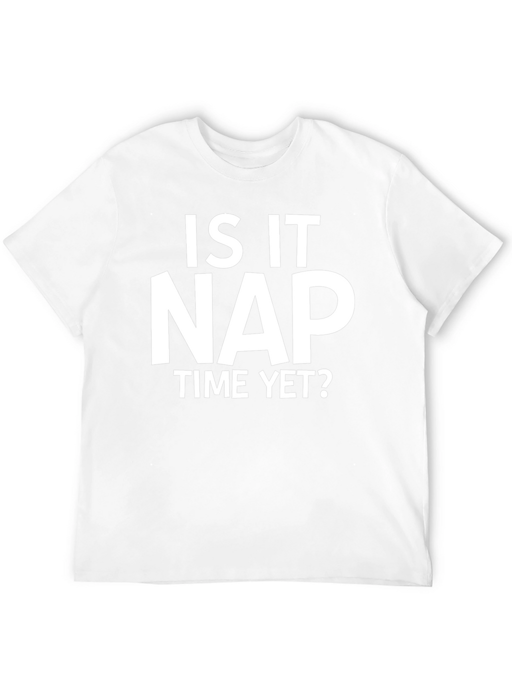 Is It Nap Time Yet? Black Graphic Tee