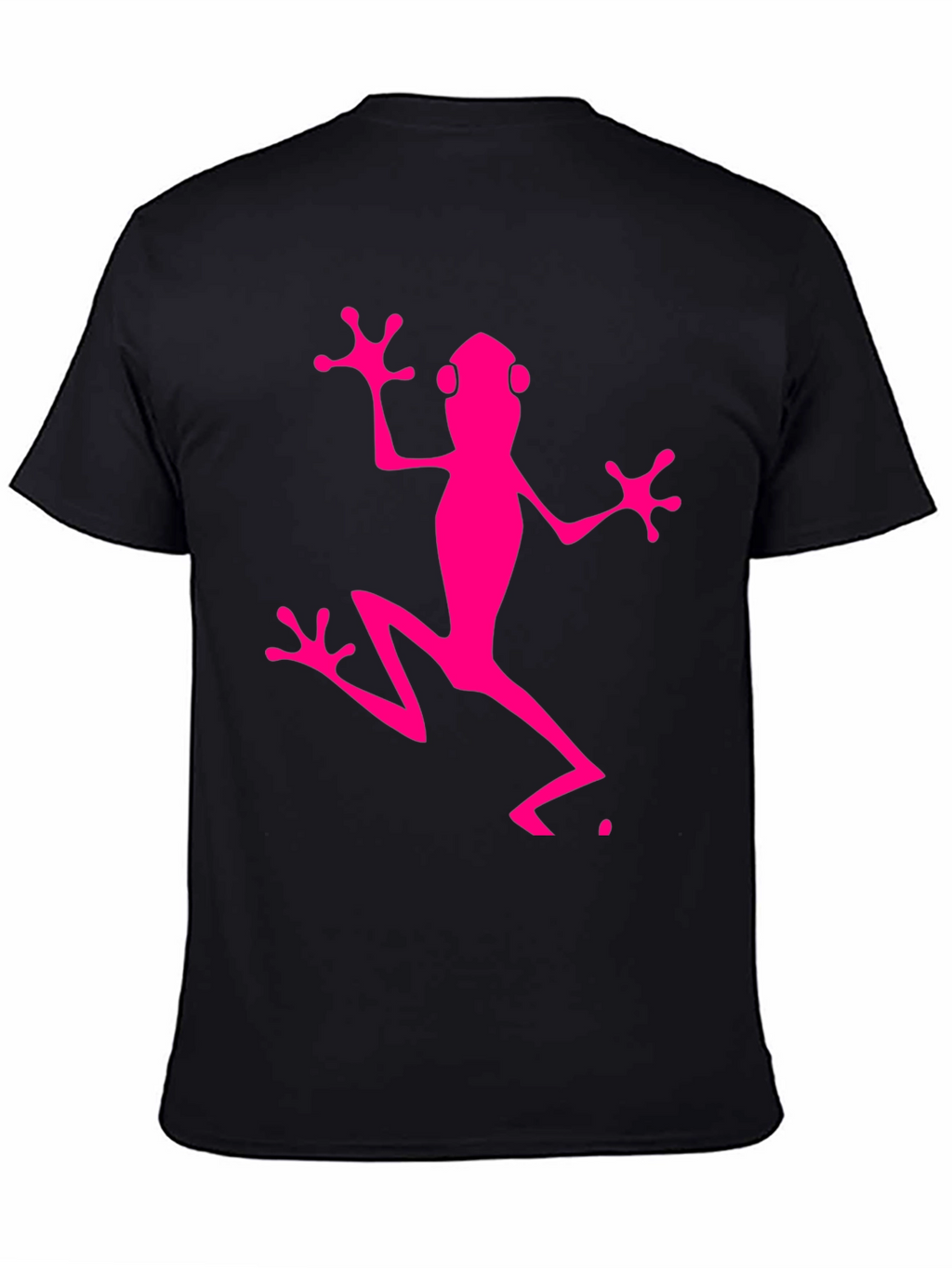 Pink Frog Graphic Tee - Mens Black T-Shirt