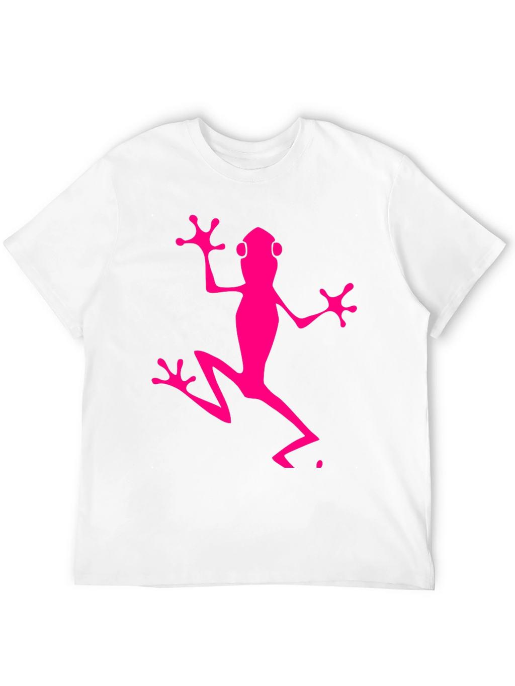Pink Frog Graphic Tee - Mens Black T-Shirt