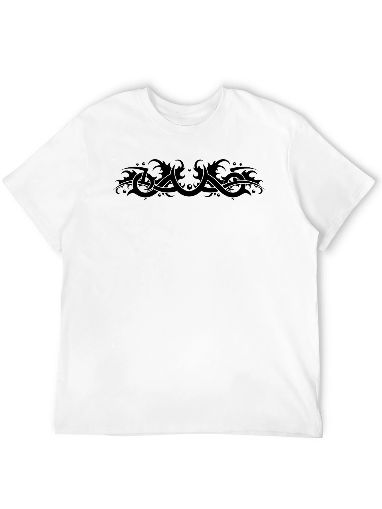 Tribal Graphic Black T-Shirt - Unique Design