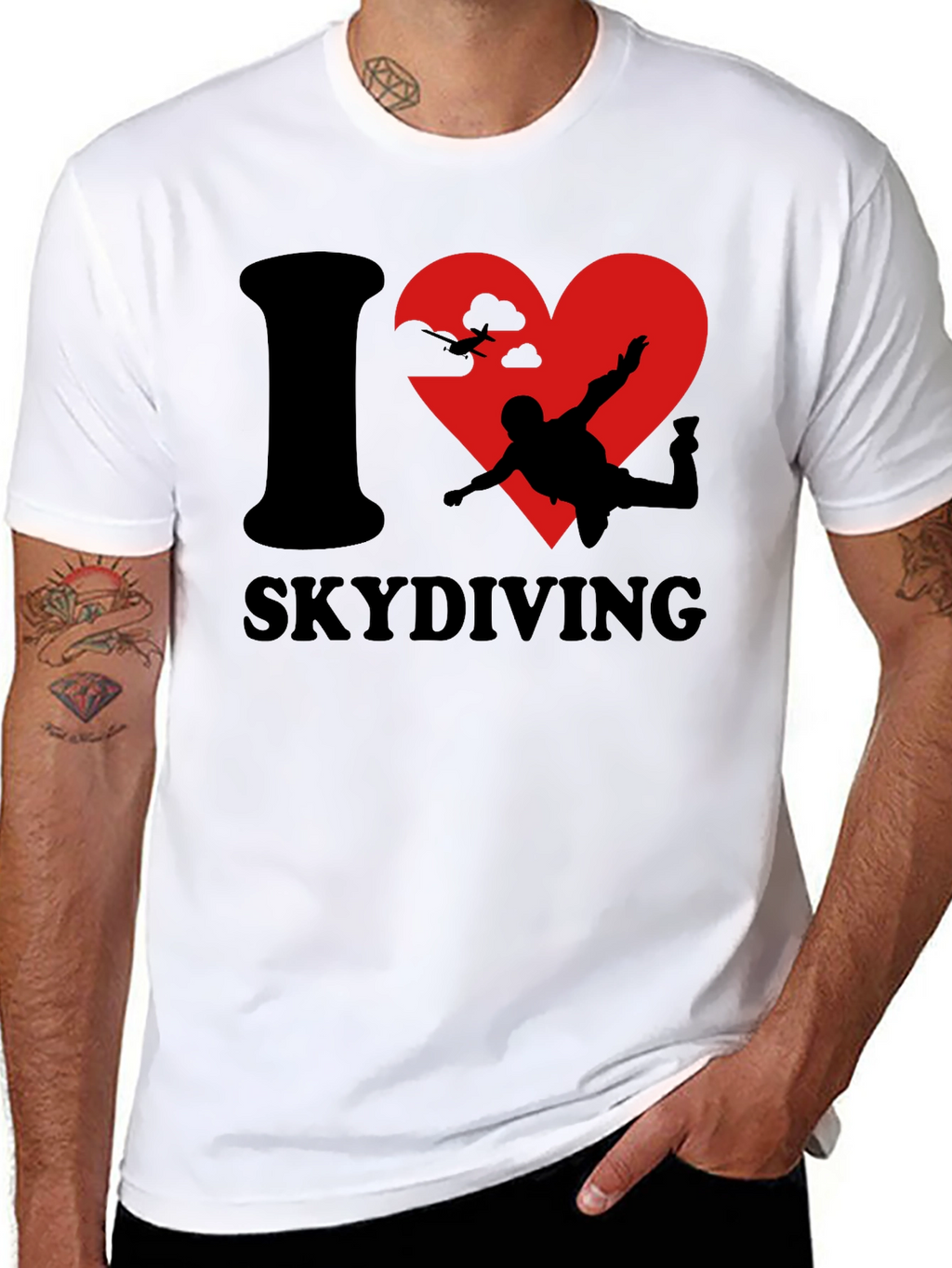 I Love Skydiving T-Shirt
