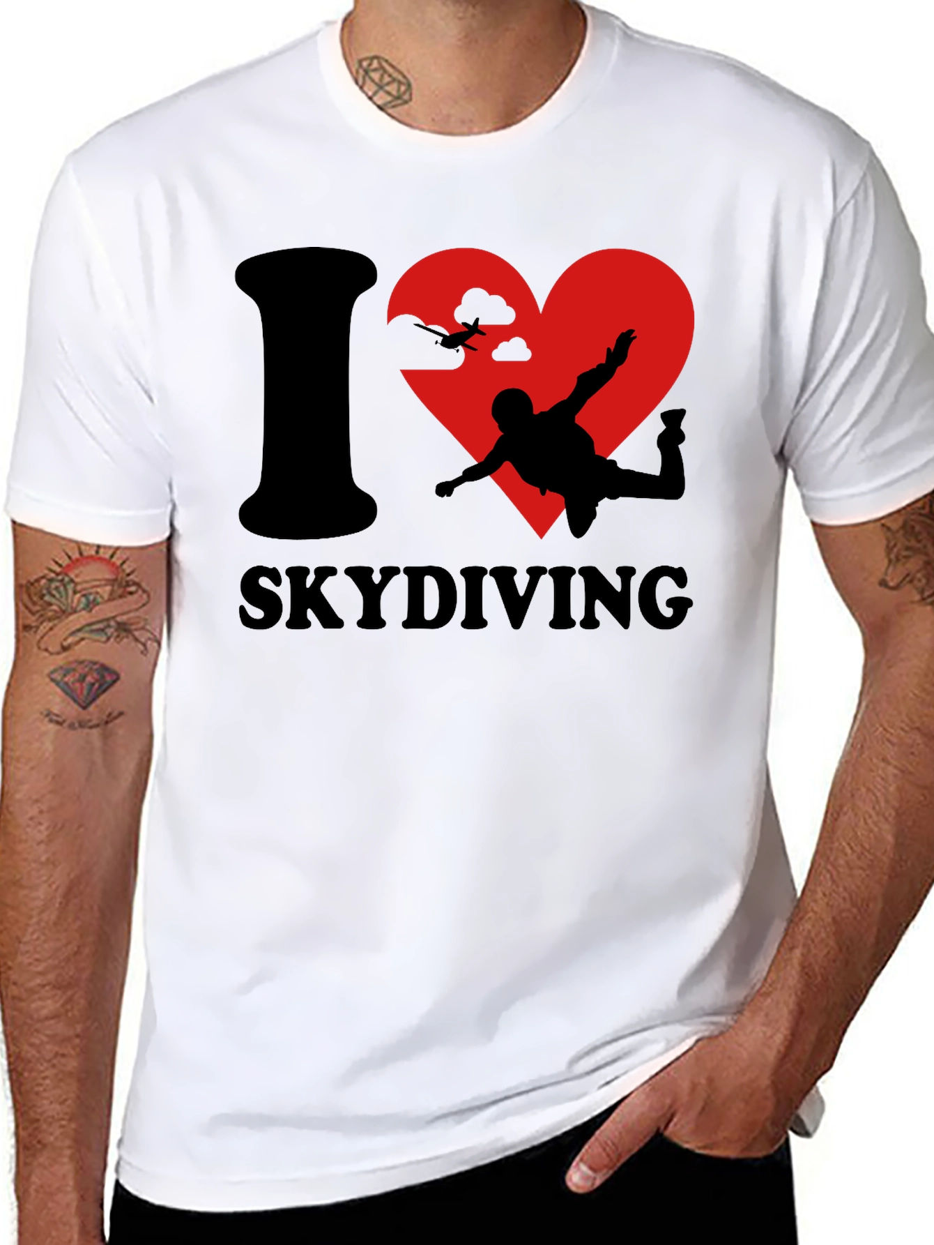 I Love Skydiving T-Shirt