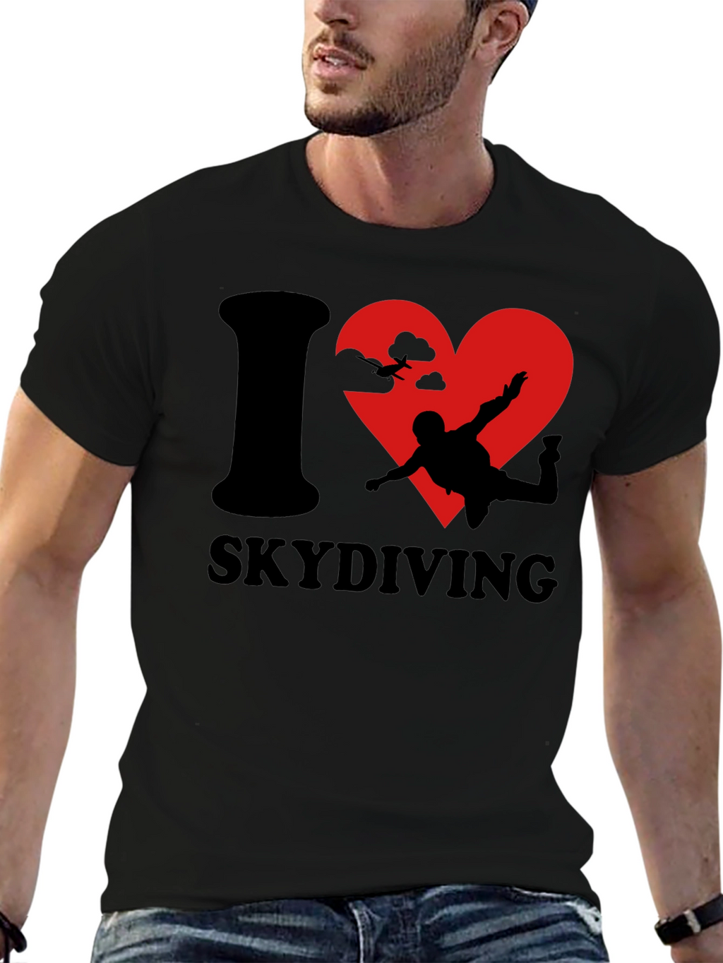 I Love Skydiving T-Shirt