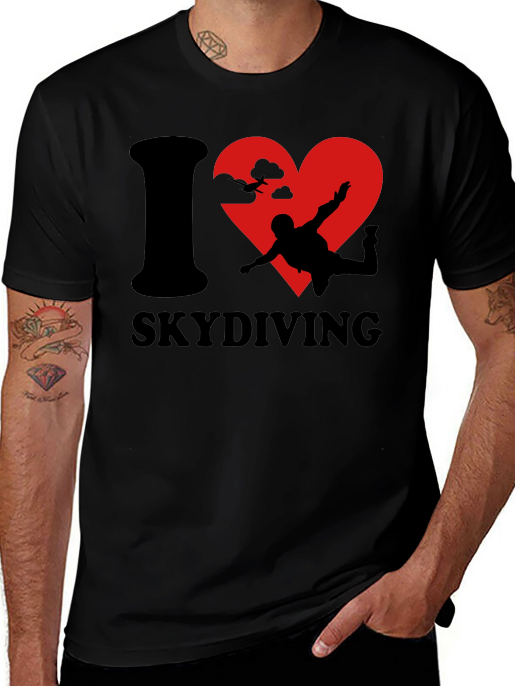 I Love Skydiving T-Shirt