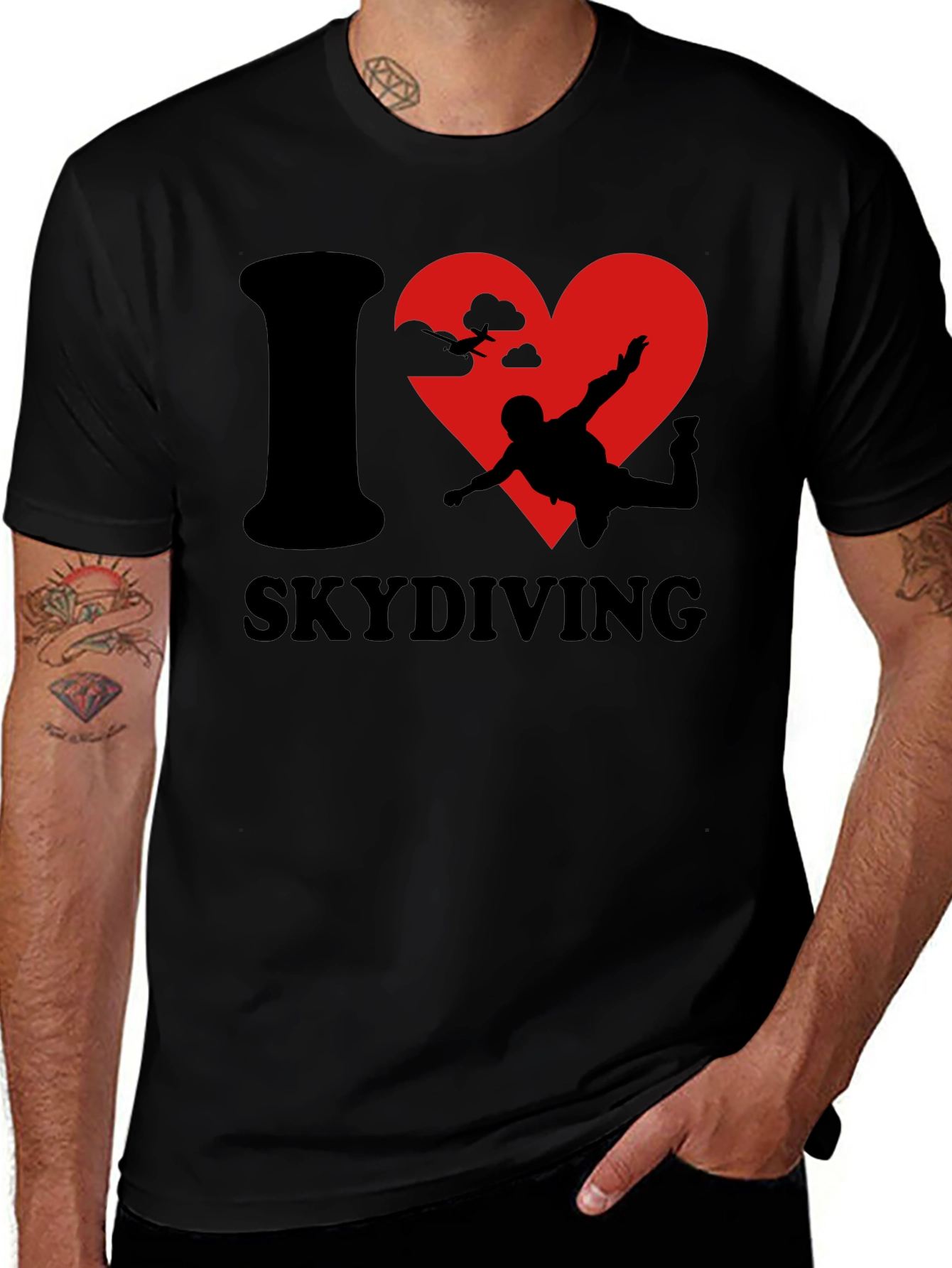 I Love Skydiving T-Shirt