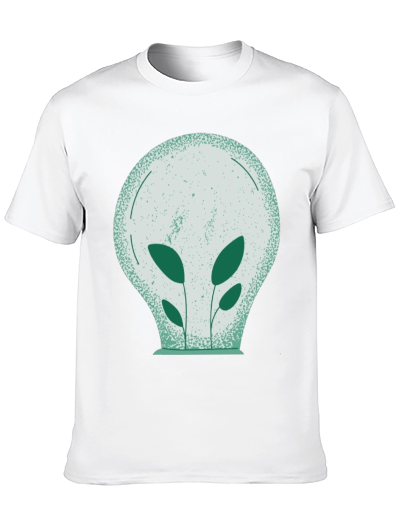 Eco-Friendly Plant Bulb Graphic Tee