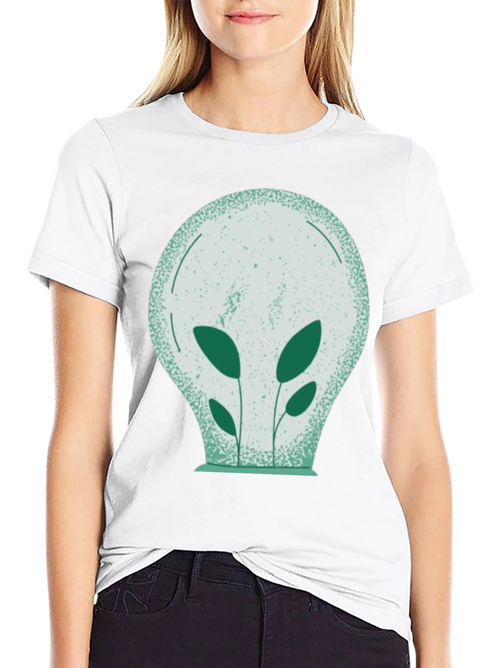 Eco-Friendly Plant Bulb Graphic Tee