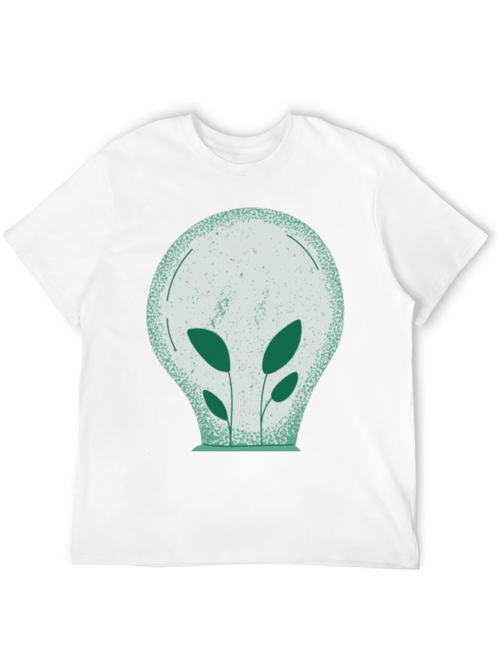 Eco-Friendly Plant Bulb Graphic Tee