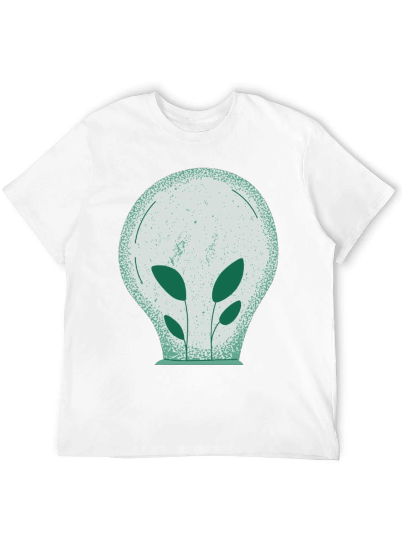 Eco-Friendly Plant Bulb Graphic Tee