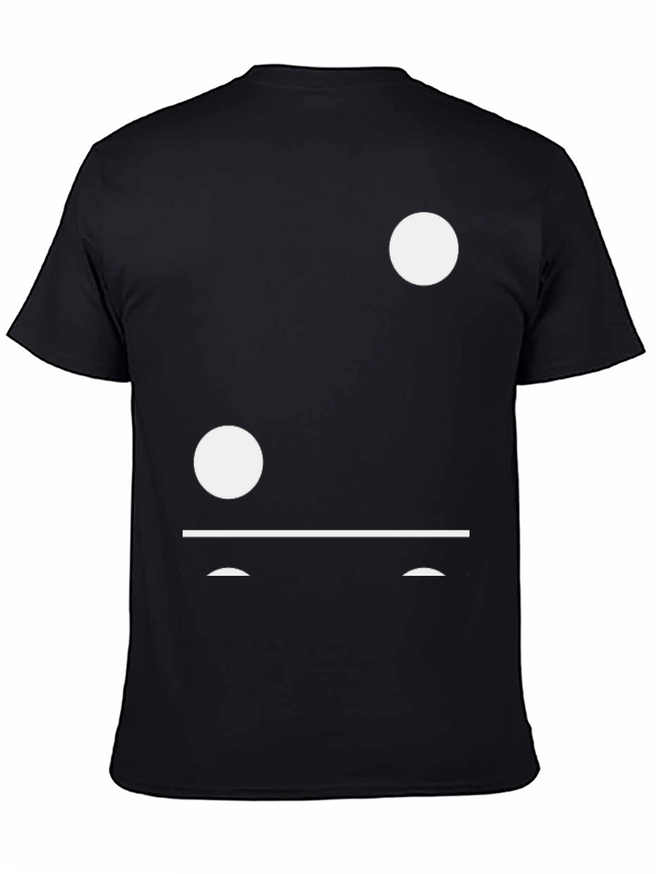 Domino Inspired Black T-Shirt