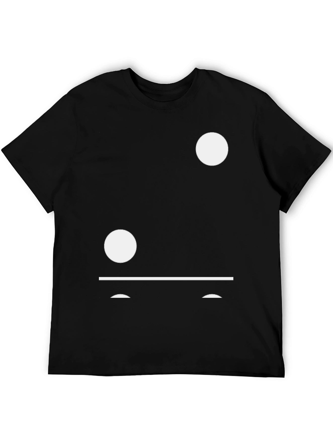 Domino Inspired Black T-Shirt