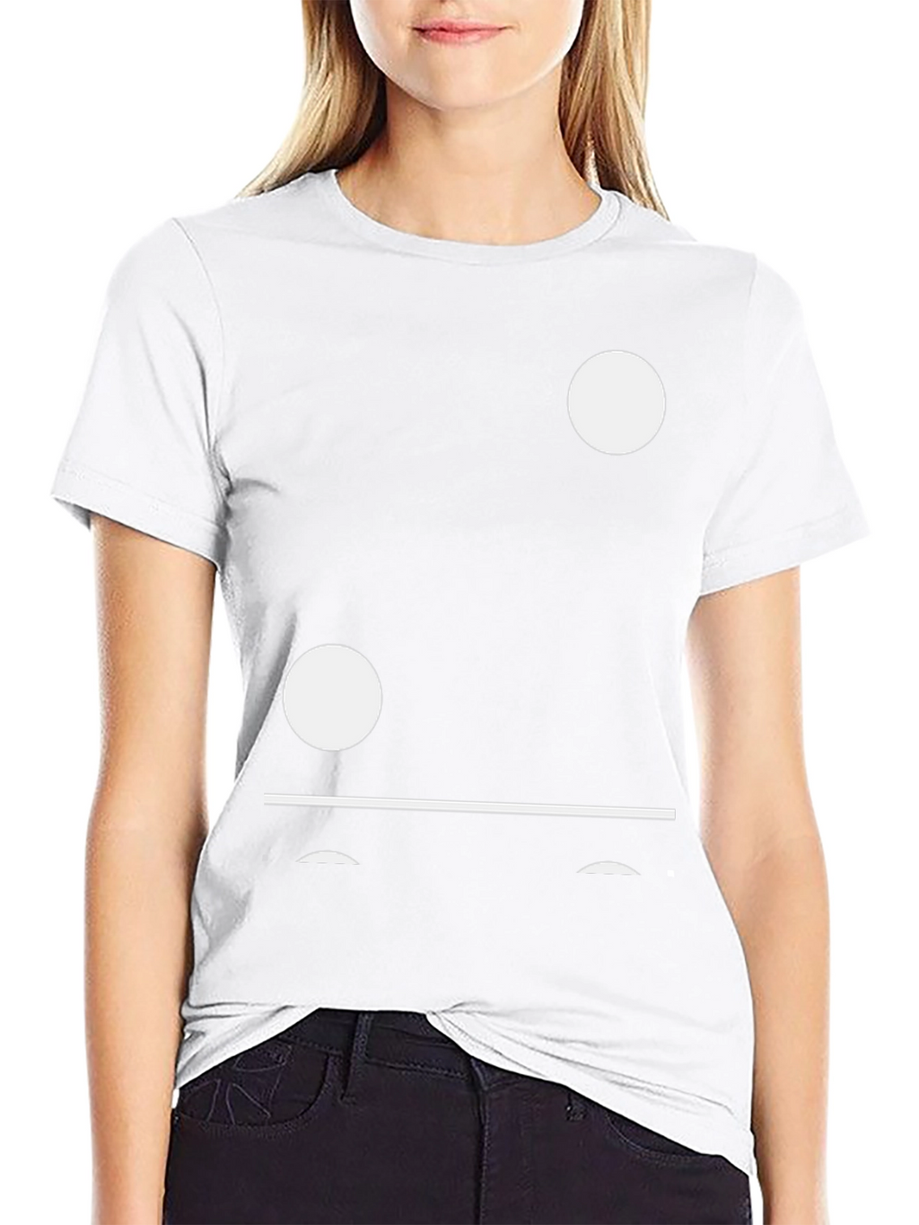 Domino Inspired Black T-Shirt