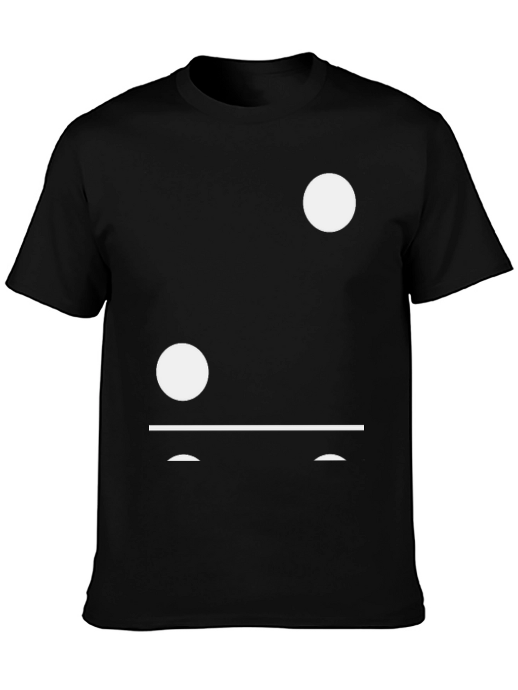 Domino Inspired Black T-Shirt
