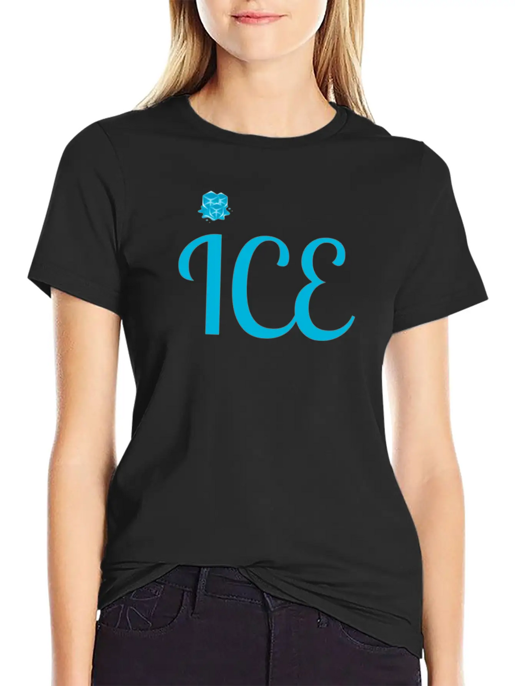 ICE Classic Fit Graphic Tee For Daily Comfort – Unisex Cotton Shirt