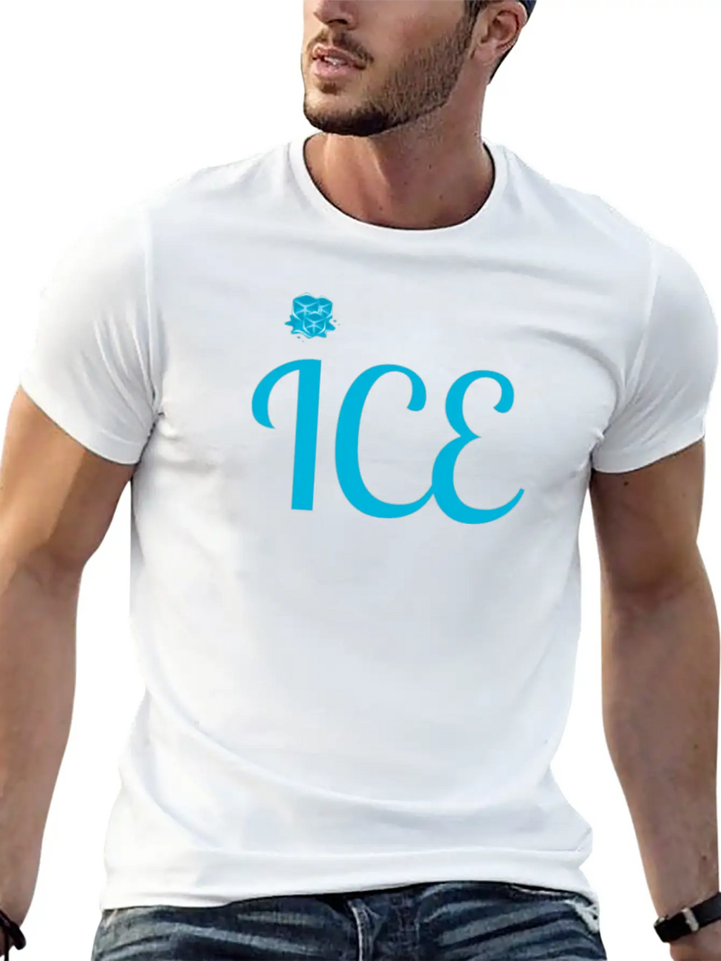 ICE Classic Fit Graphic Tee For Daily Comfort – Unisex Cotton Shirt