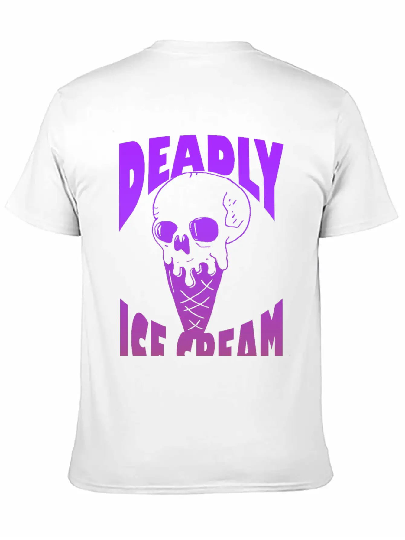 Ice Cream Deadly Casual Graphic T-Shirt – Simple And Comfortable Daily Wear
