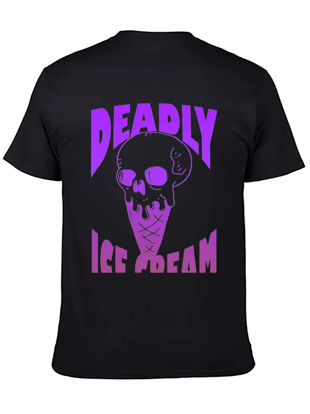 Ice Cream Deadly Casual Graphic T-Shirt – Simple And Comfortable Daily Wear