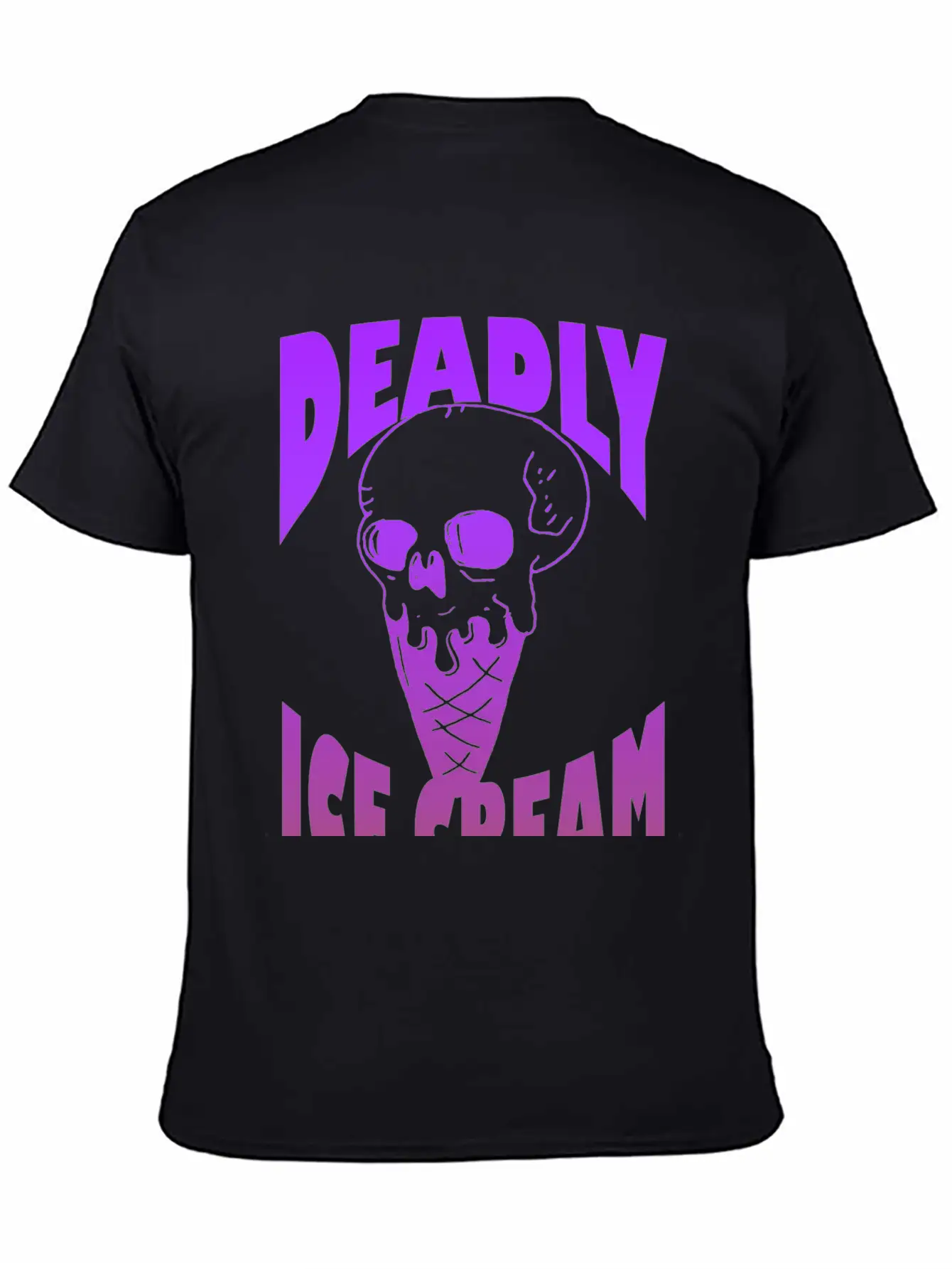 Ice Cream Deadly Casual Graphic T-Shirt – Simple And Comfortable Daily Wear