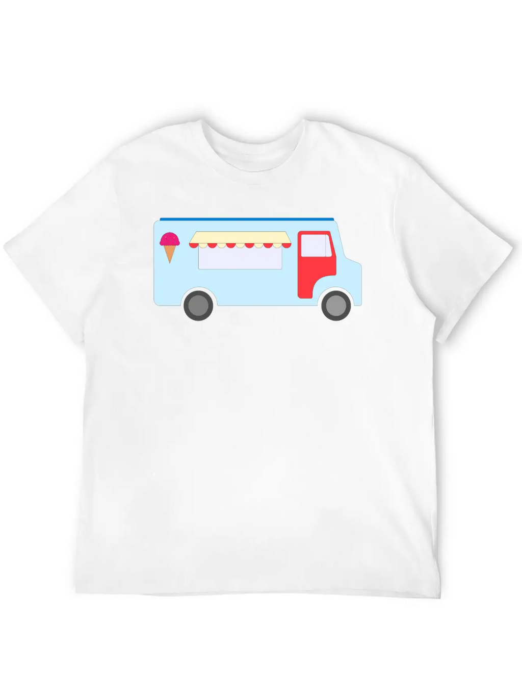Ice Cream Truck Stylish Everyday T-Shirt – Unisex Basic Cotton Tee