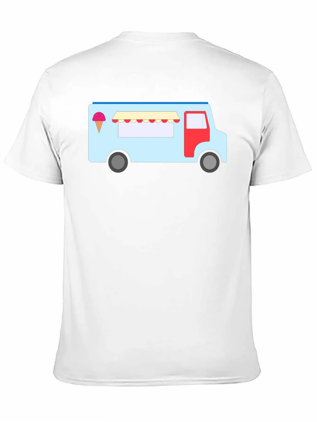 Ice Cream Truck Stylish Everyday T-Shirt – Unisex Basic Cotton Tee