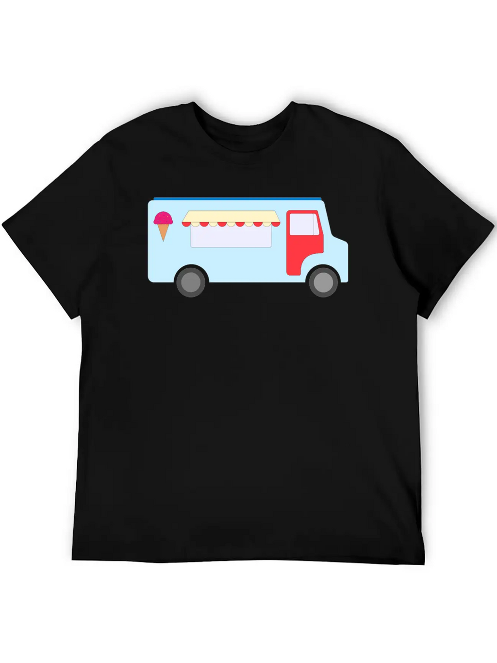 Ice Cream Truck Stylish Everyday T-Shirt – Unisex Basic Cotton Tee