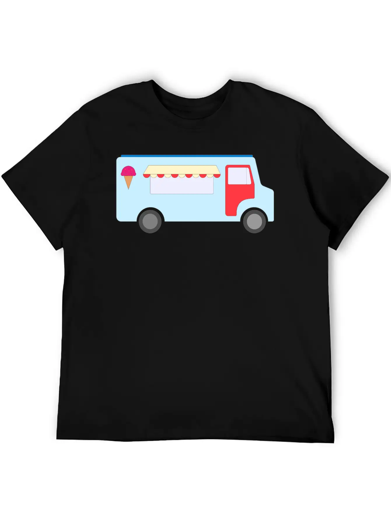Ice Cream Truck Stylish Everyday T-Shirt – Unisex Basic Cotton Tee