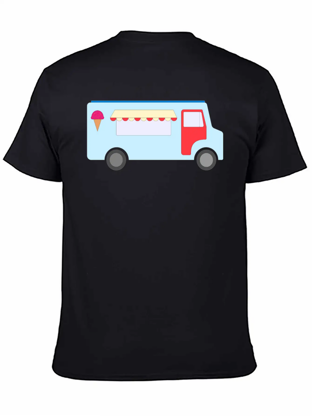 Ice Cream Truck Stylish Everyday T-Shirt – Unisex Basic Cotton Tee