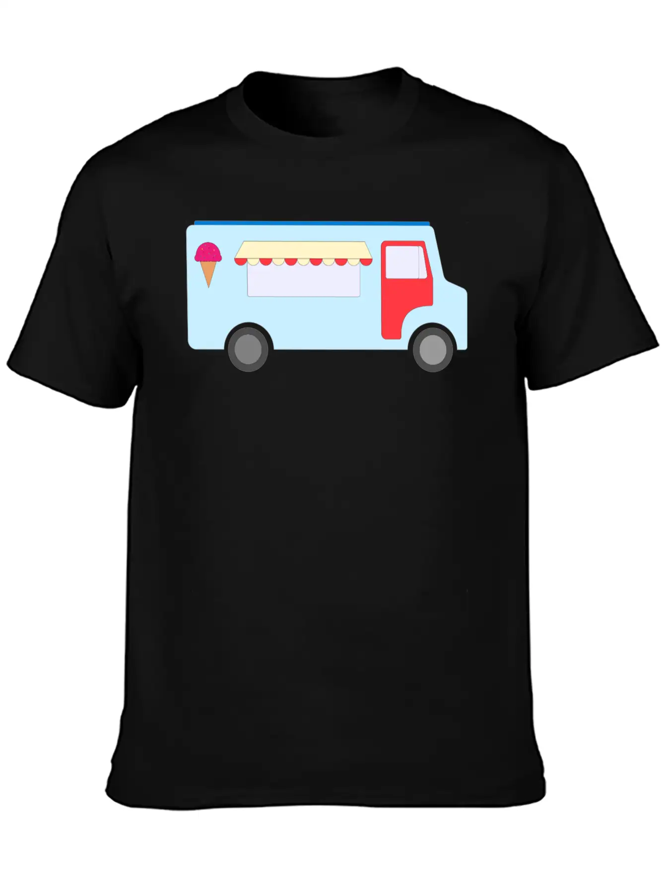 Ice Cream Truck Stylish Everyday T-Shirt – Unisex Basic Cotton Tee