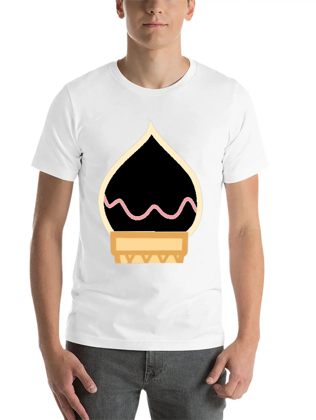Ice Cream Unisex Casual T-Shirt – Clean Design For Daily Comfort