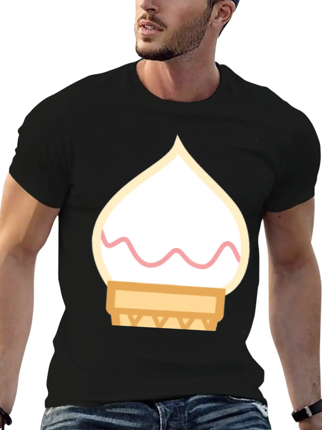 Ice Cream Unisex Casual T-Shirt – Clean Design For Daily Comfort