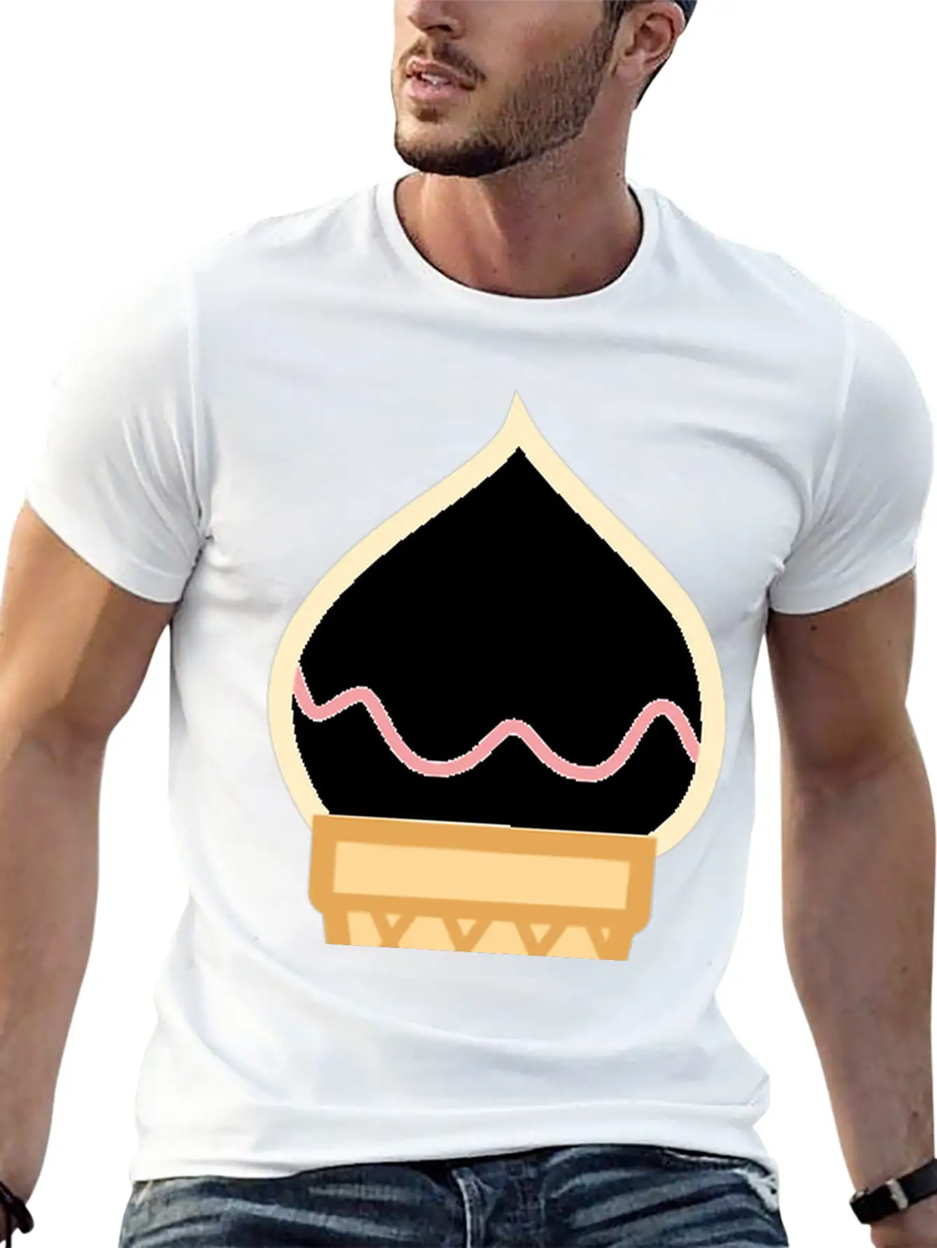 Ice Cream Unisex Casual T-Shirt – Clean Design For Daily Comfort