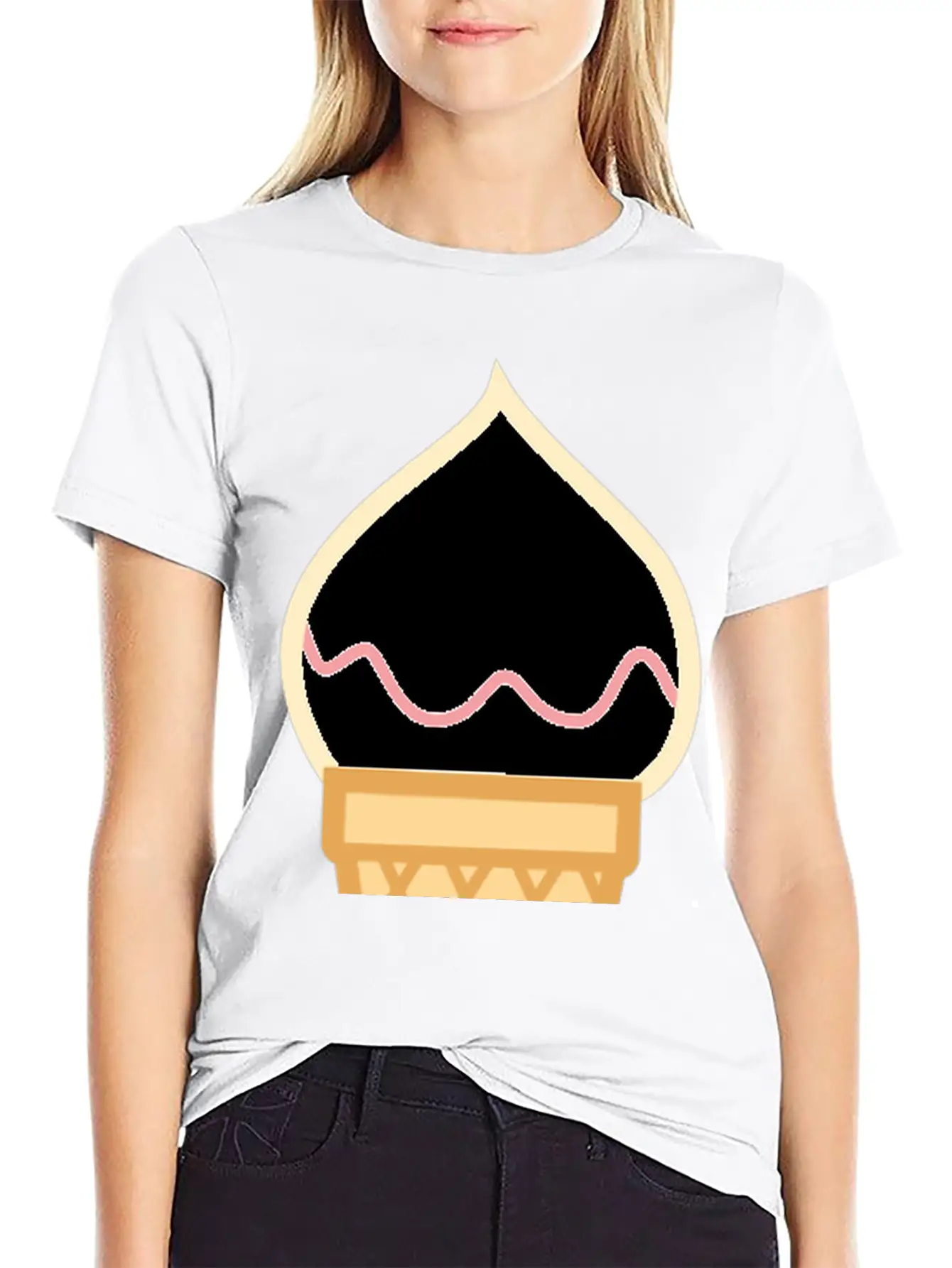 Ice Cream Unisex Casual T-Shirt – Clean Design For Daily Comfort