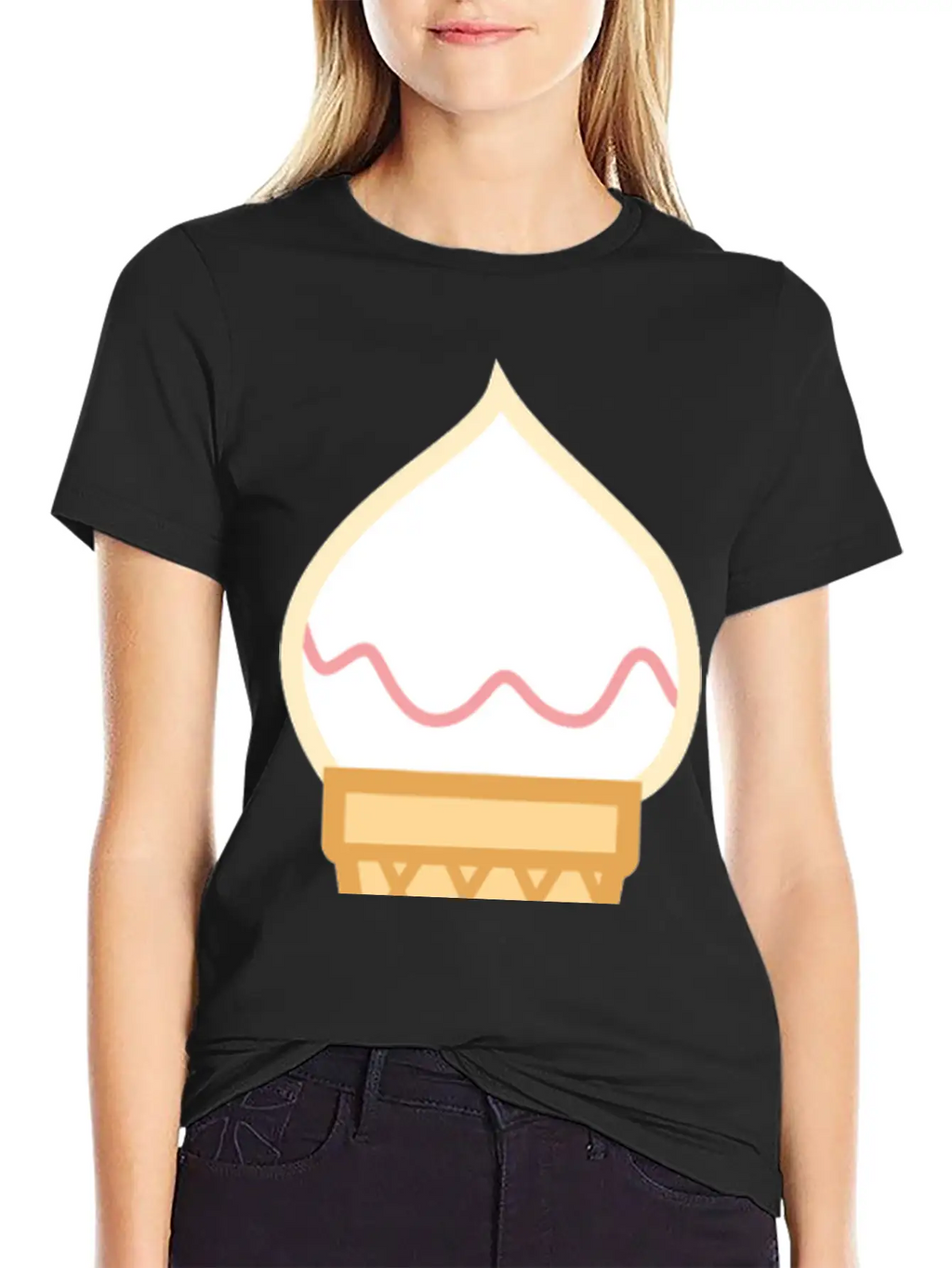 Ice Cream Unisex Casual T-Shirt – Clean Design For Daily Comfort