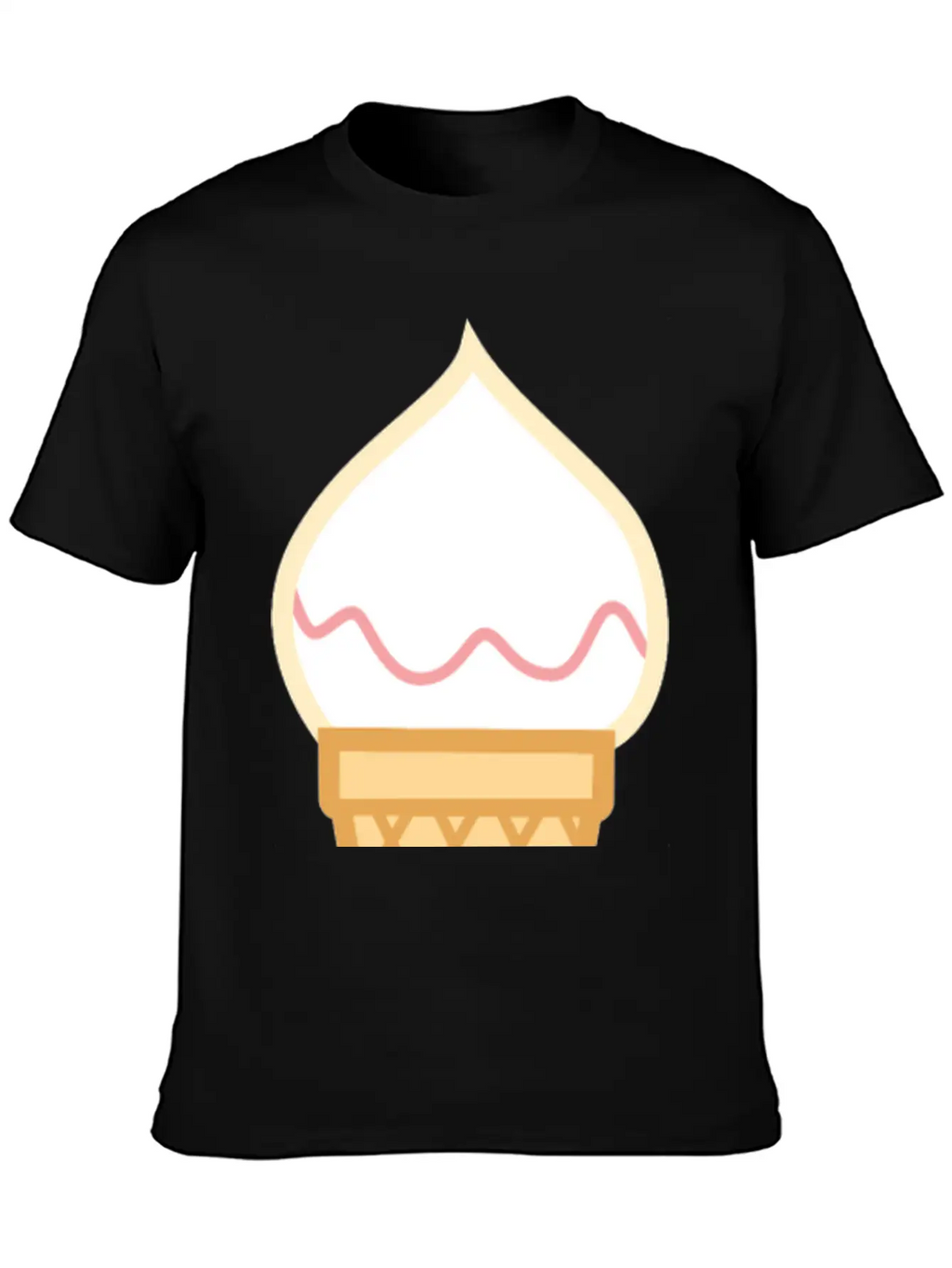Ice Cream Unisex Casual T-Shirt – Clean Design For Daily Comfort