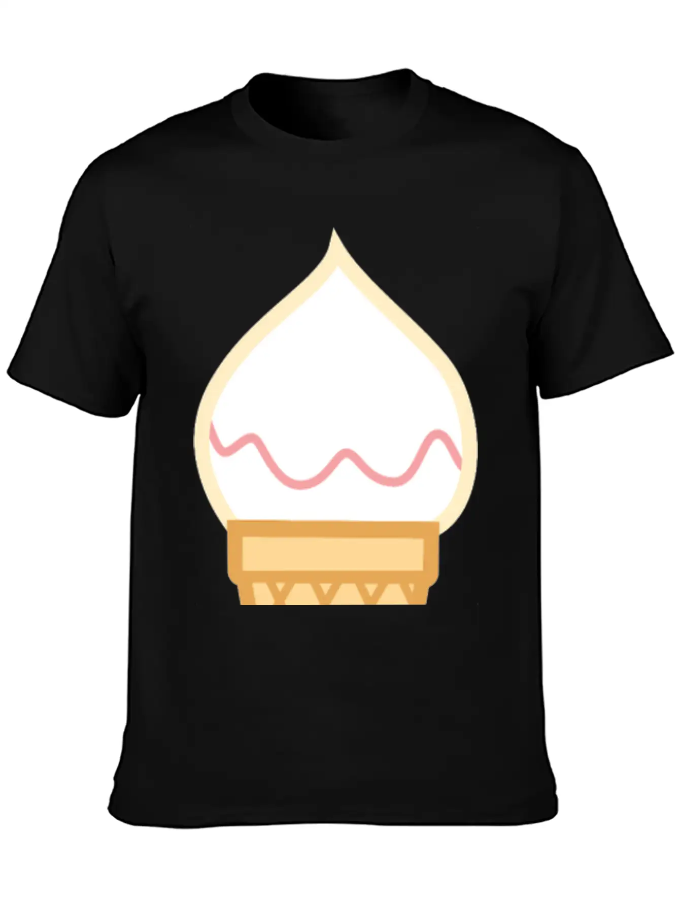Ice Cream Unisex Casual T-Shirt – Clean Design For Daily Comfort