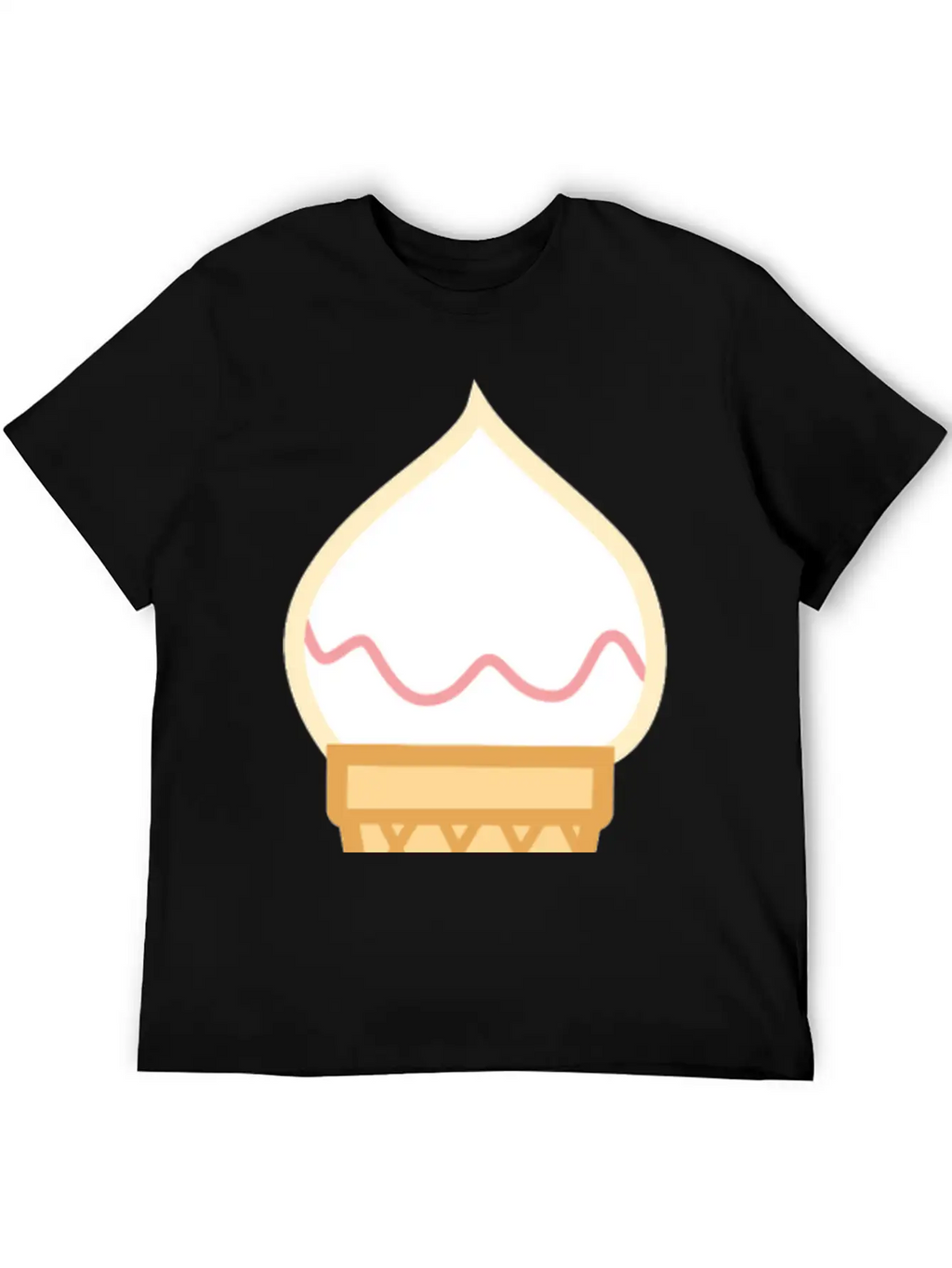 Ice Cream Unisex Casual T-Shirt – Clean Design For Daily Comfort