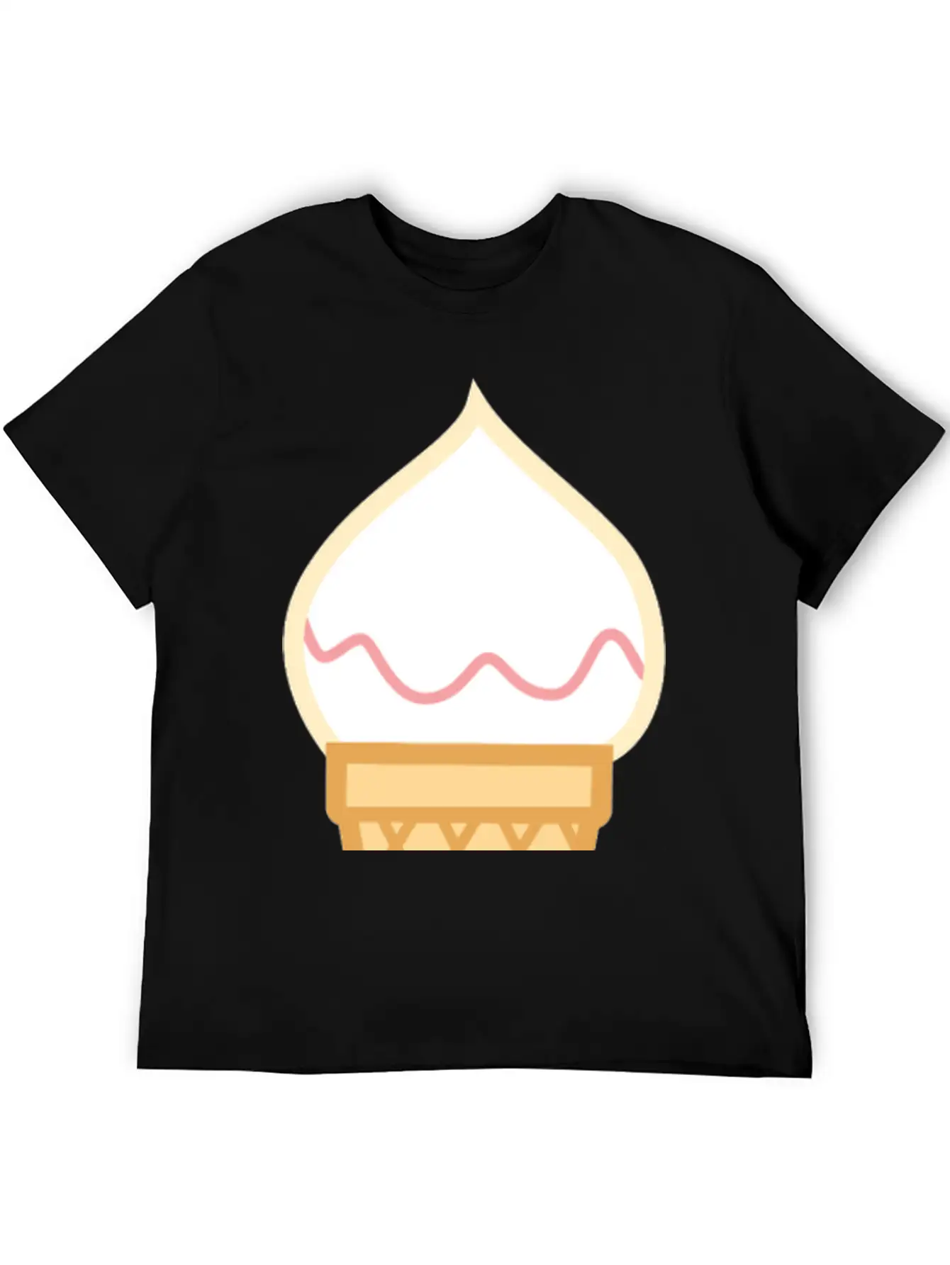 Ice Cream Unisex Casual T-Shirt – Clean Design For Daily Comfort