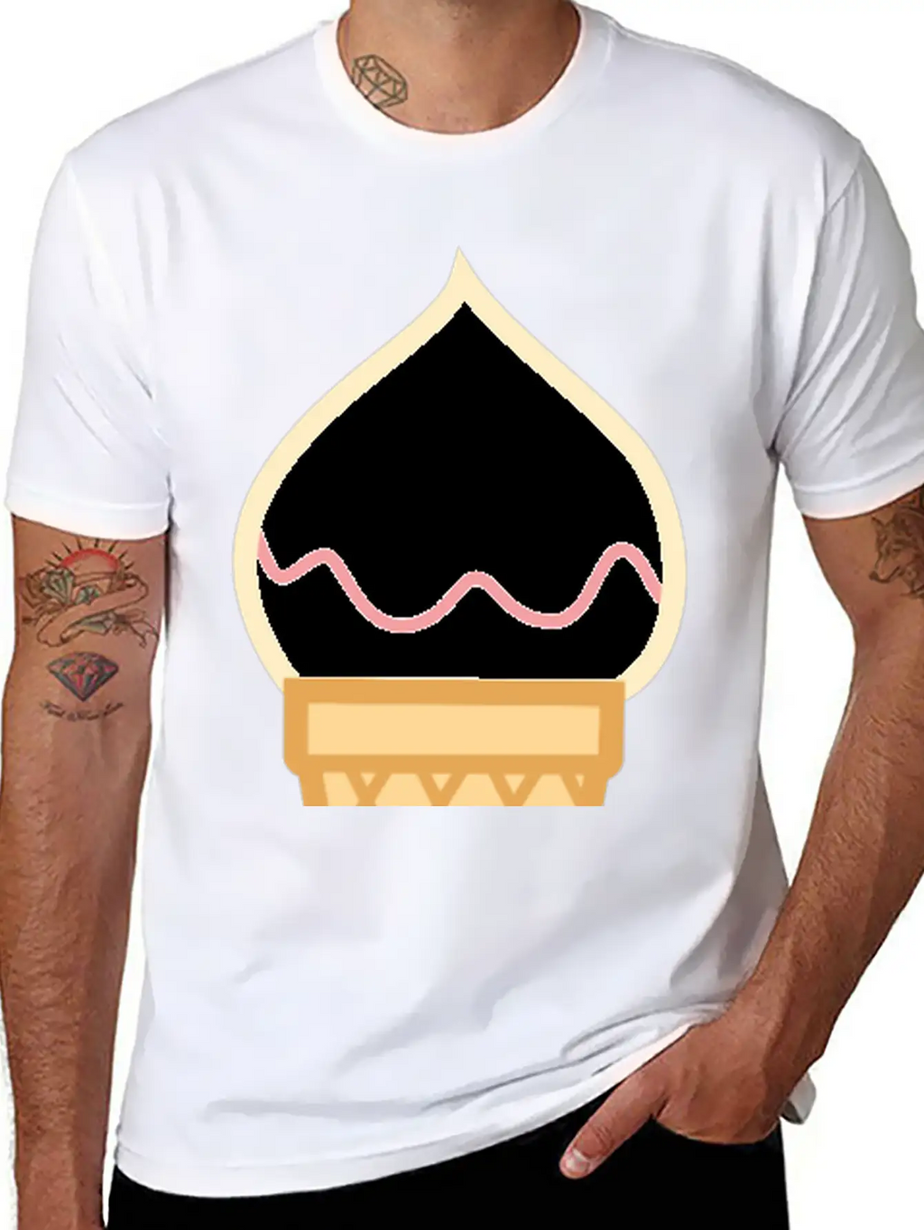Ice Cream Unisex Casual T-Shirt – Clean Design For Daily Comfort