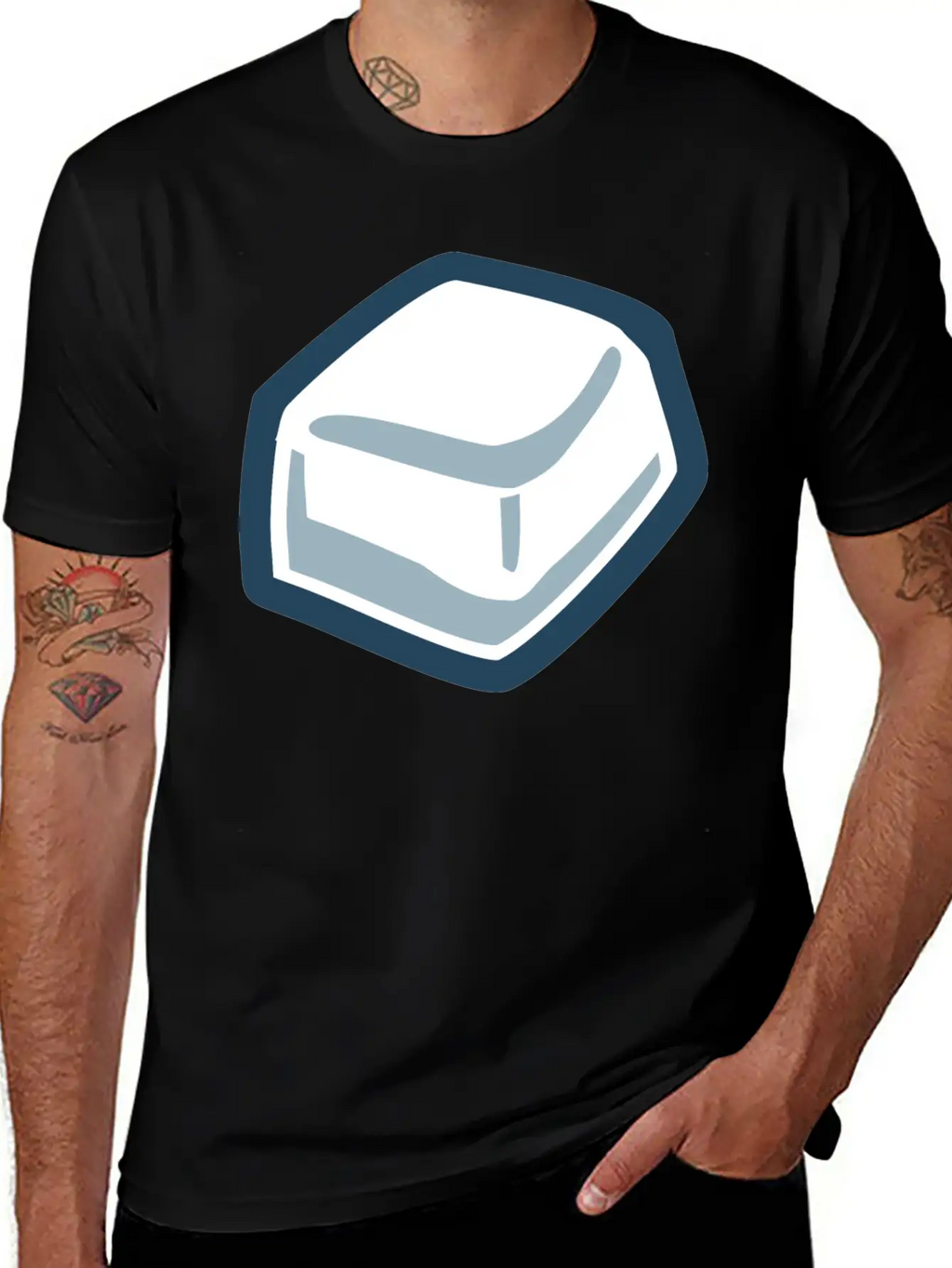 Ice Cubes Unisex Short Sleeve Soft Cotton T-Shirt – Casual Everyday Wear