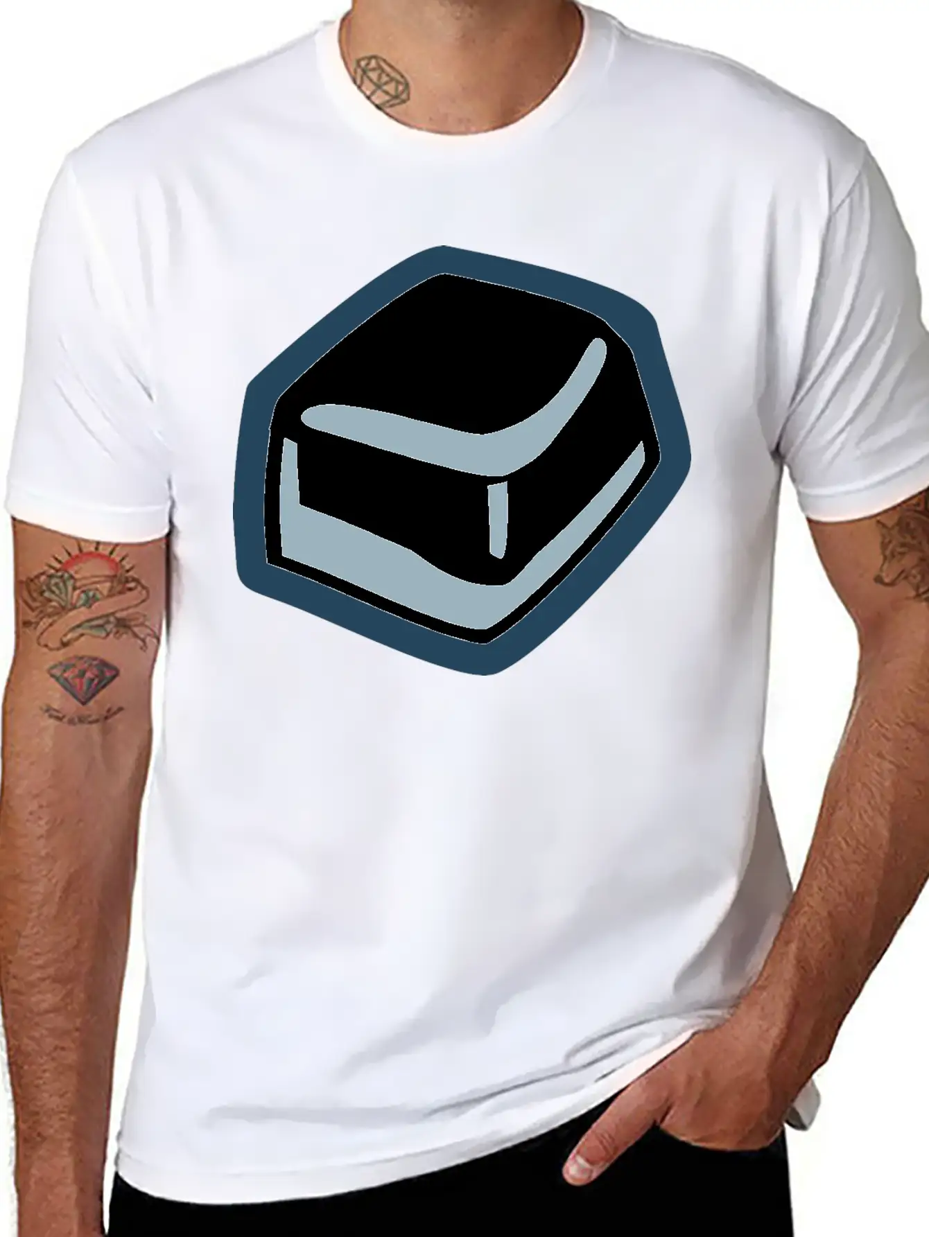 Ice Cubes Unisex Short Sleeve Soft Cotton T-Shirt – Casual Everyday Wear