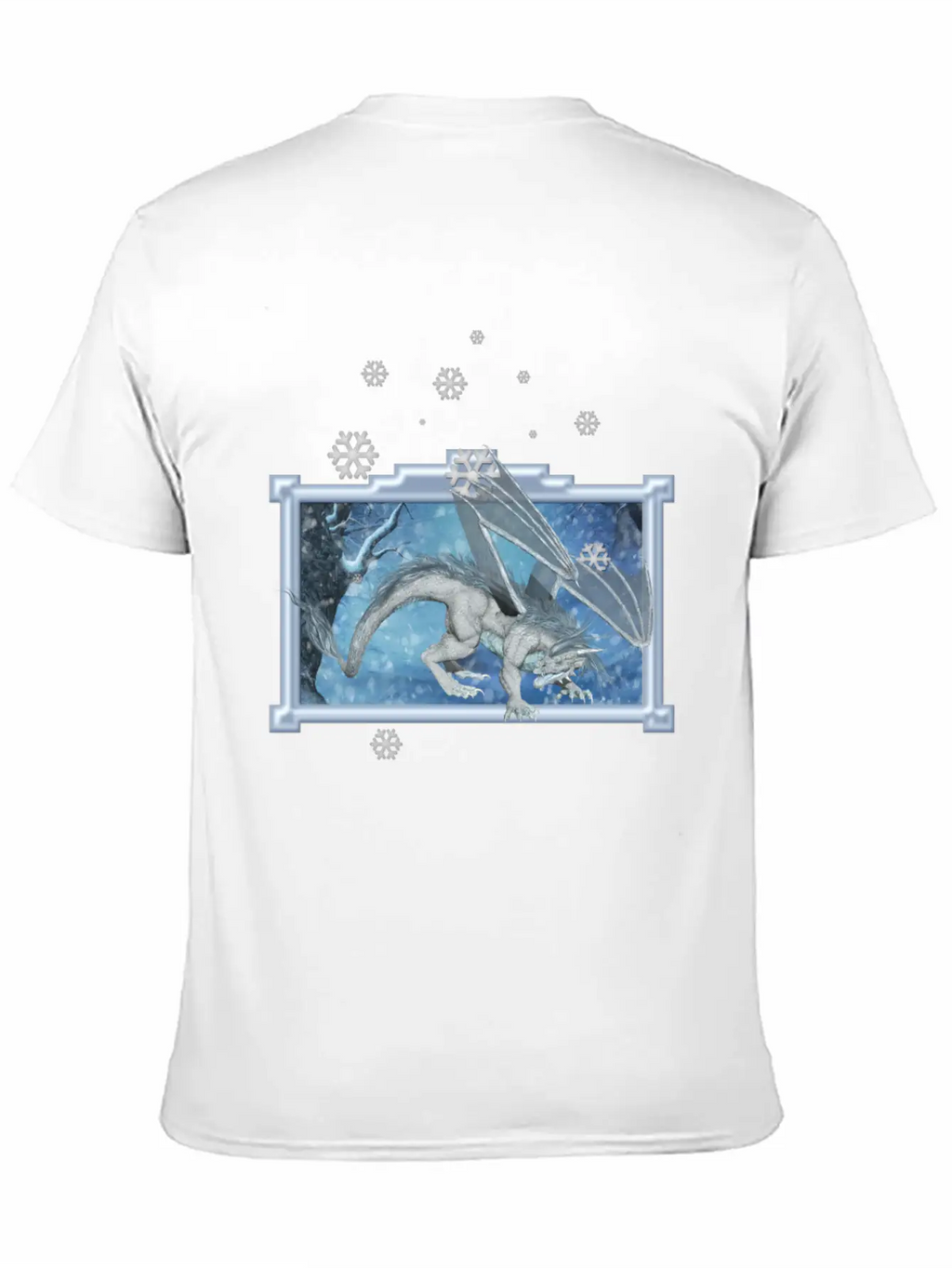 Ice Dragon Unisex Casual T-Shirt – Clean Design For Daily Comfort