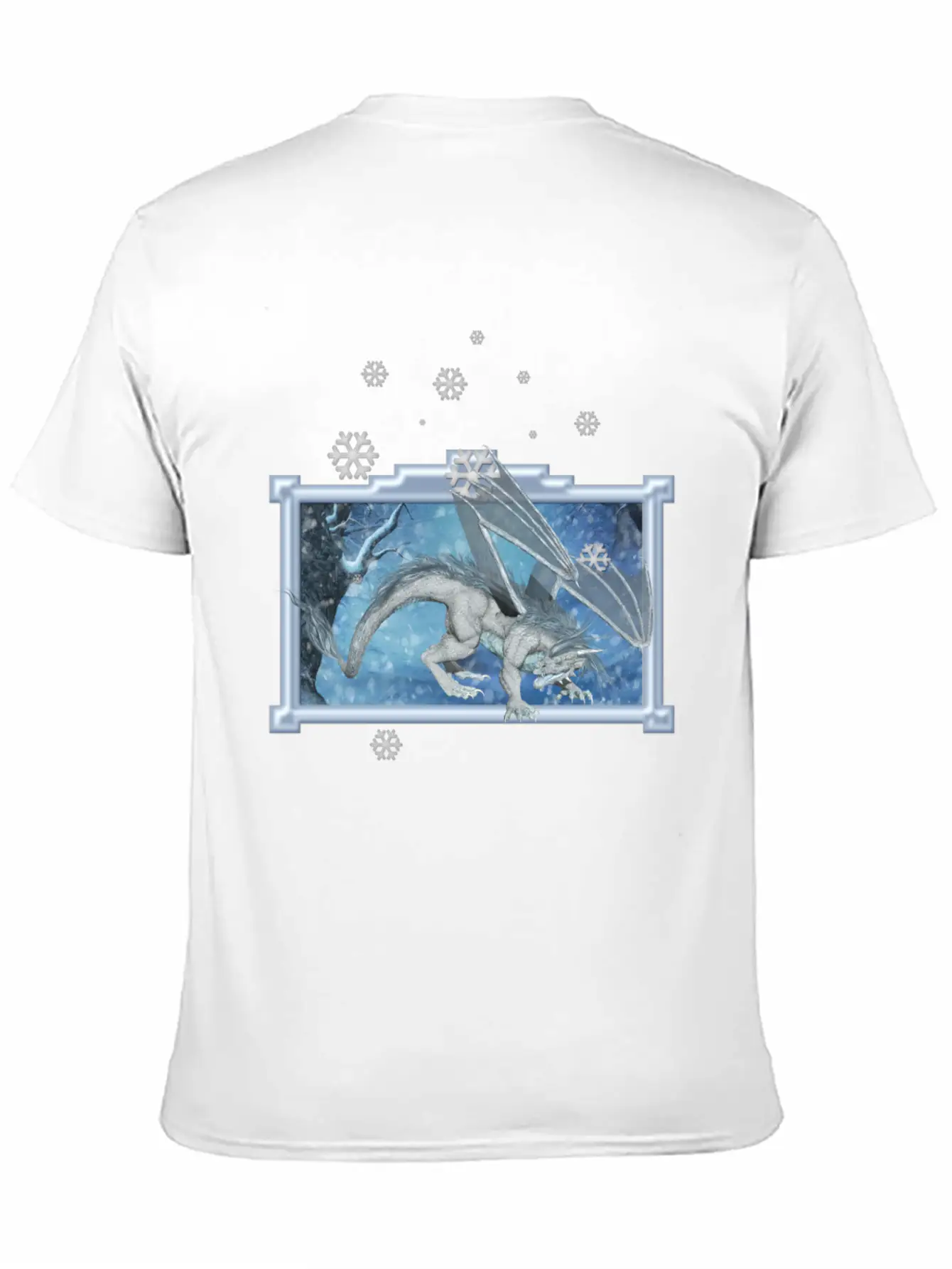 Ice Dragon Unisex Casual T-Shirt – Clean Design For Daily Comfort