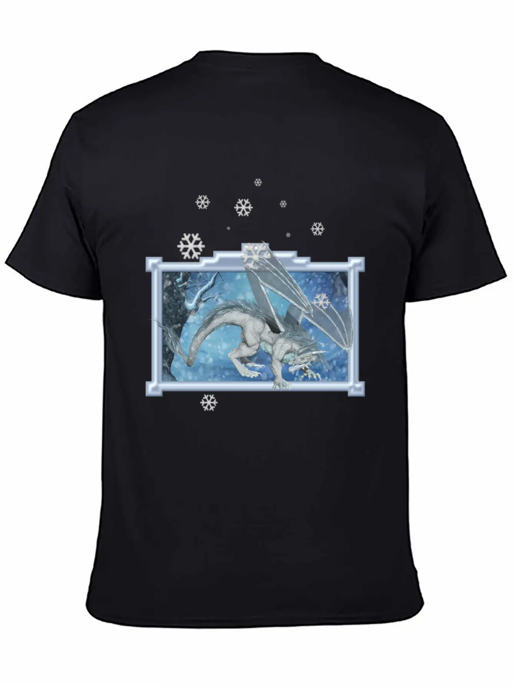 Ice Dragon Unisex Casual T-Shirt – Clean Design For Daily Comfort