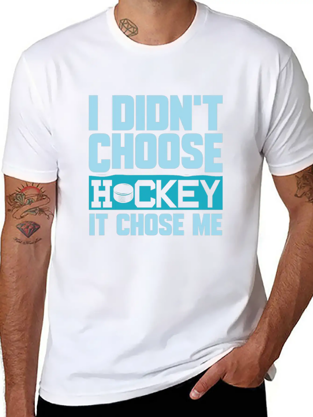 Ice Hockey Classic Fit Graphic Tee For Daily Comfort – Unisex Cotton Shirt