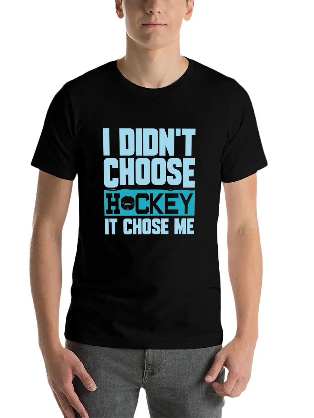 Ice Hockey Classic Fit Graphic Tee For Daily Comfort – Unisex Cotton Shirt